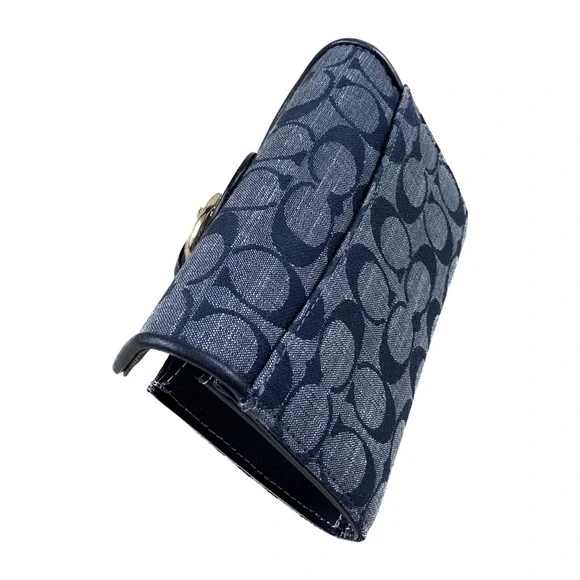 Kleo Wallet In Signature Chambray -NWT